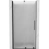 Mexen Velar drzwi prysznicowe rozsuwane 120 cm, szron, czarne - 871-120-000-31-70