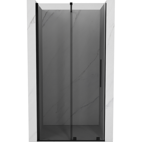 Mexen Velar drzwi prysznicowe rozsuwane 100 cm, grafit, czarne - 871-100-000-41-70