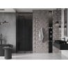 Mexen Velar drzwi prysznicowe rozsuwane 100 cm, grafit, czarne - 871-100-000-41-70
