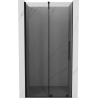 Mexen Velar drzwi prysznicowe rozsuwane 120 cm, grafit, czarne - 871-120-000-41-70
