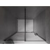 Mexen Velar drzwi prysznicowe rozsuwane 90 cm, grafit, czarne - 871-090-000-41-70