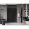 Mexen Velar drzwi prysznicowe rozsuwane 130 cm, grafit, czarne - 871-130-000-41-70