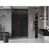 Mexen Velar drzwi prysznicowe rozsuwane 140 cm, grafit, czarne - 871-140-000-41-70