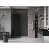Mexen Velar drzwi prysznicowe rozsuwane 130 cm, grafit, czarne - 871-130-000-41-70
