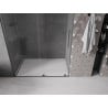 Mexen Velar drzwi prysznicowe rozsuwane 160 cm, transparent, gun metal - 871-160-000-01-95