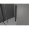 Mexen Velar drzwi prysznicowe rozsuwane 130 cm, transparent, gun metal - 871-130-000-01-95