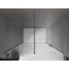 Mexen Velar drzwi prysznicowe rozsuwane 140 cm, transparent, gun metal - 871-140-000-01-95