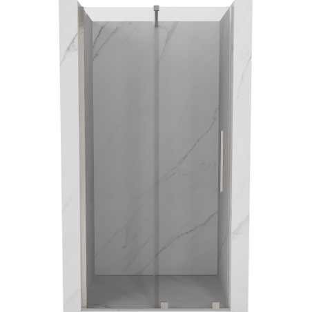 Mexen Velar drzwi prysznicowe rozsuwane 100 cm, transparent, nikiel szczotkowany - 871-100-000-01-97