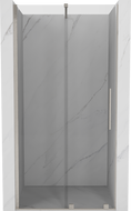 Mexen Velar drzwi prysznicowe rozsuwane 100 cm, transparent, nikiel szczotkowany - 871-100-000-01-97
