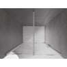 Mexen Velar drzwi prysznicowe rozsuwane 100 cm, transparent, nikiel szczotkowany - 871-100-000-01-97