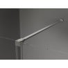 Mexen Velar drzwi prysznicowe rozsuwane 140 cm, transparent, nikiel szczotkowany - 871-140-000-01-97