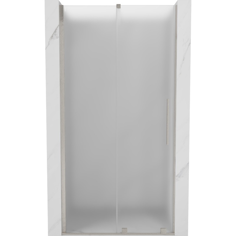 Mexen Velar drzwi prysznicowe rozsuwane 90 cm, szron, nikiel szczotkowany - 871-090-000-31-97