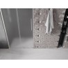 Mexen Velar drzwi prysznicowe rozsuwane 90 cm, szron, nikiel szczotkowany - 871-090-000-31-97