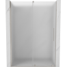 Mexen Velar drzwi prysznicowe rozsuwane 140 cm, szron, nikiel szczotkowany - 871-140-000-31-97