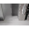 Mexen Velar drzwi prysznicowe rozsuwane 140 cm, szron, nikiel szczotkowany - 871-140-000-31-97