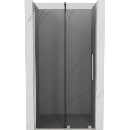 Mexen Velar drzwi prysznicowe rozsuwane 110 cm, grafit, nikiel szczotkowany - 871-110-000-41-97