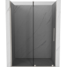 Mexen Velar drzwi prysznicowe rozsuwane 140 cm, grafit, nikiel szczotkowany - 871-140-000-41-97