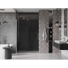Mexen Velar drzwi prysznicowe rozsuwane 140 cm, grafit, nikiel szczotkowany - 871-140-000-41-97