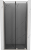 Mexen Velar drzwi prysznicowe rozsuwane 120 cm, grafit, nikiel szczotkowany - 871-120-000-41-97