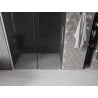 Mexen Velar drzwi prysznicowe rozsuwane 140 cm, grafit, nikiel szczotkowany - 871-140-000-41-97