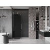 Mexen Velar drzwi prysznicowe rozsuwane 140 cm, grafit, nikiel szczotkowany - 871-140-000-41-97