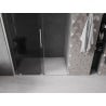 Mexen Velar drzwi prysznicowe rozsuwane 140 cm, grafit, nikiel szczotkowany - 871-140-000-41-97