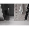 Mexen Velar drzwi prysznicowe rozsuwane 110 cm, grafit, nikiel szczotkowany - 871-110-000-41-97