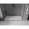Mexen Velar Duo drzwi prysznicowe rozsuwane 180 cm, transparent, gun metal - 871-180-000-02-95