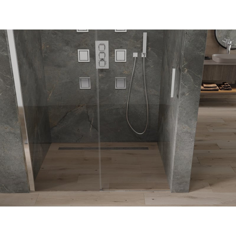 Mexen Omega drzwi prysznicowe rozsuwane 160 cm, transparent, chrom - 825-160-000-01-00