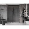 Mexen Velar Duo drzwi prysznicowe rozsuwane 180 cm, transparent, gun metal - 871-180-000-02-95