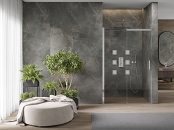 Mexen Omega drzwi prysznicowe rozsuwane 140 cm, transparent, chrom - 825-140-000-01-00