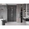 Mexen Velar Duo drzwi prysznicowe rozsuwane 140 cm, transparent, nikiel szczotkowany - 871-140-000-02-97