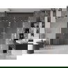 Mexen Velar Duo drzwi prysznicowe rozsuwane 200 cm, transparent, nikiel szczotkowany - 871-200-000-02-97