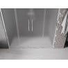 Mexen Velar Duo drzwi prysznicowe rozsuwane 180 cm, szron, chrom - 871-180-000-32-01