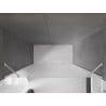 Mexen Velar Duo drzwi prysznicowe rozsuwane 200 cm, szron, chrom - 871-200-000-32-01