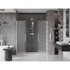 Mexen Velar Duo drzwi prysznicowe rozsuwane 180 cm, szron, białe - 871-180-000-32-20