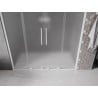 Mexen Velar Duo drzwi prysznicowe rozsuwane 180 cm, szron, białe - 871-180-000-32-20