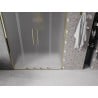 Mexen Velar Duo drzwi prysznicowe rozsuwane 160 cm, szron, złote - 871-160-000-32-50