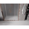 Mexen Velar Duo drzwi prysznicowe rozsuwane 150 cm, szron, różowe złoto - 871-150-000-32-60