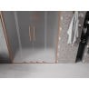 Mexen Velar Duo drzwi prysznicowe rozsuwane 150 cm, szron, miedź szczotkowana - 871-150-000-32-65