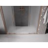 Mexen Velar Duo drzwi prysznicowe rozsuwane 170 cm, szron, miedź szczotkowana - 871-170-000-32-65