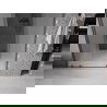 Mexen Velar Duo drzwi prysznicowe rozsuwane 140 cm, szron, gun gray szczotkowany - 871-140-000-32-66