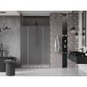 Mexen Velar Duo drzwi prysznicowe rozsuwane 150 cm, szron, gun gray szczotkowany - 871-150-000-32-66