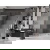 Mexen Velar Duo drzwi prysznicowe rozsuwane 180 cm, szron, gun gray szczotkowany - 871-180-000-32-66