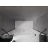 Mexen Velar Duo drzwi prysznicowe rozsuwane 170 cm, szron, czarne - 871-170-000-32-70