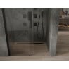 Mexen Omega drzwi prysznicowe rozsuwane 110 cm, transparent, czarne - 825-110-000-70-00