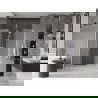 Mexen Velar Duo drzwi prysznicowe rozsuwane 140 cm, szron, nikiel szczotkowany - 871-140-000-32-97