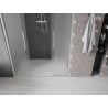 Mexen Velar Duo drzwi prysznicowe rozsuwane 150 cm, szron, nikiel szczotkowany - 871-150-000-32-97