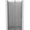 Mexen Velar drzwi prysznicowe rozsuwane 110 cm, transparent, gun metal - 871-110-000-01-95