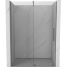 Mexen Velar drzwi prysznicowe rozsuwane 160 cm, transparent, gun metal - 871-160-000-01-95